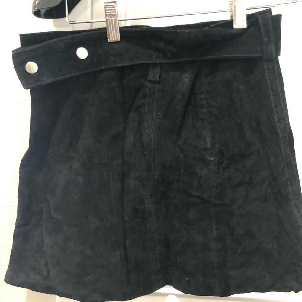 Zara velvet skirt